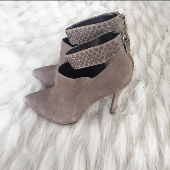 ABS | Faux suede ankle booties - Picture 5 of 8